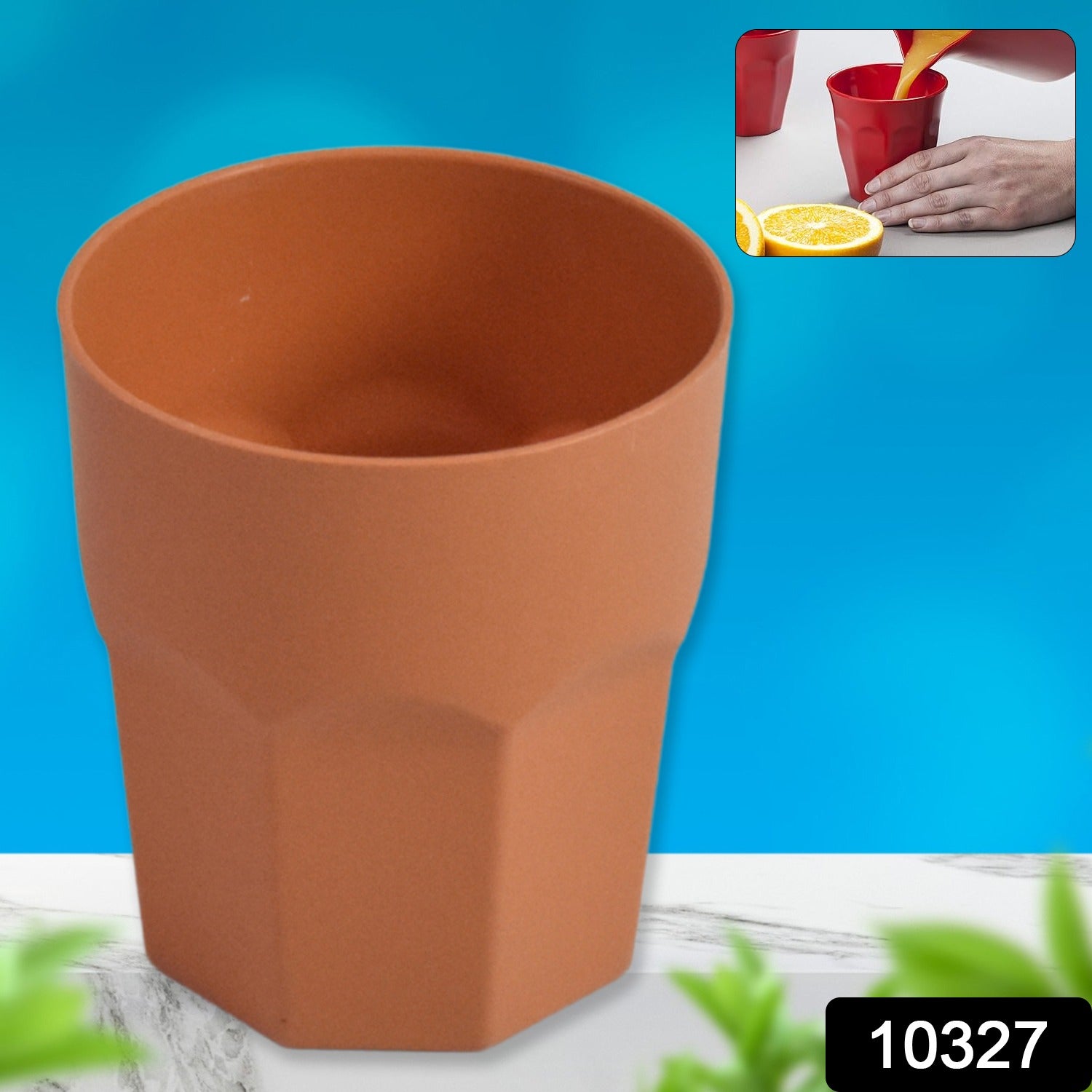 Plastic Tumblers Lightweight Cups Glass Reusable Serving Drinking Cups (1 Pc) Plastic Tumblers Lightweight Cups Glass Reusable Serving Drinking Cups (1 Pc)
